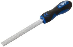 Draper 49421 Fliesenfeile halbrund 140 mm, Werkzeug für Heimwerker, komfortable und zuverlässige Arbeit