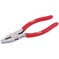 Kombizange mit PVC-beschichteten Griffen, 160 mm lang, robust und leicht zu handhaben