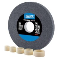 Schleifscheibe aus Aluminiumoxid mit Körnung 60 G, 150 mm x 20 mm, ideal für allgemeines Schleifen und Entschärfen von Werkzeugen.