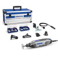 Dremel 4250 Rotationswerkzeug 175 W, Multifunktionswerkzeug-Set mit 6 Vorsatzgeräten und 128 Zubehören