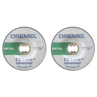 Dremel EZ541GR EZ Lock Schleifscheibe, Metall, Grün - hochwertige Schleifscheibe mit gleichbleibender Leistung von Rad zu Rad
