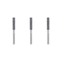 Dremel Kettensägeblatt Schärf-Schleifstein, Zubehörartikel für Multifunktionswerkzeuge, 3 Schärf-Schleifsteine 4,0mm zum Schärfen und Schleifen von Kettensägen
