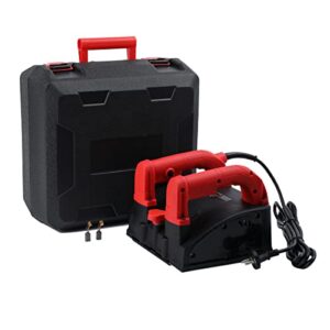 Elektrische Betonfräse 1200W für Mauernut-, Schlitz- und Wandbohrarbeiten mit Anti-Rutsch-Doppelgriff und Tiefenverstellung von 1-4mm