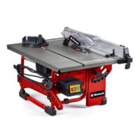 Einhell Tischkreissäge TC-TS 8 I mit Winkelanschlag und Parallelanschlag, inklusive HW/TCT-Sägeblatt, für effektives Holzbearbeiten