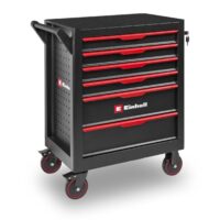 Hochwertiger Werkstattwagen mit 6 Schubladen und Interlock-System, ideal für Heimwerker-Werkstätten