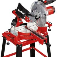 Einhell Zug-Kapp-Gehrungssäge TC-SM 2531/2 U (1900 W, max. 70 mm x 310 mm Schnitttiefe/-breite, Ø 254 mm Sägeblatt) Werkzeugmaschine für Heimwerker und Fachleute mit integrierter Zugfunktion, neigbarem Sägekopf und Laser