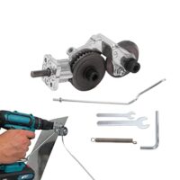 Elektrischer Bohrplattenschneider für 12-21 V Bohrmaschinen, Metallschneider für Eisen, Stahl, Kupferblech und Aluminiumblech