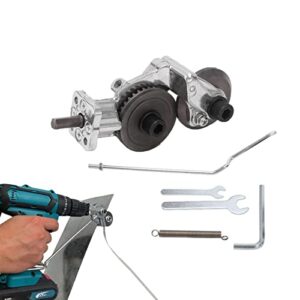 Elektrischer Bohrplattenschneider für 12-21 V Bohrmaschinen, Metallschneider für Eisen, Stahl, Kupferblech und Aluminiumblech