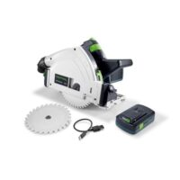FESTOOL Spielzeug Akku-Tauchsäge TY-TSC, Originalgetreue Nachbildung der Akku-Tauchsäge TSC 55 K, Kindgerechte Sägefunktion inklusive Eintauchen und Original Sound