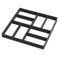 Hochwertige Pflasterform aus Kunststoff für den Gartenweg, 8 Kammern, DIY Betonformen Schalungsform Pflastersteine Streichen