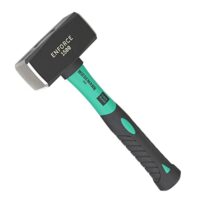 Hochwertiger Hammer mit moderner Technologie aus der ENFORCE Serie von WIESEMANN 1893, Fäustel 1500 Gramm mit 2K Fiberglasstiel und induktiv gehärteter Hammerkopf
