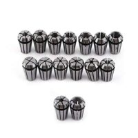 Spannzangensatz mit 15 verschiedenen Größen von 1 bis 7 mm, ideal für CNC-Fräsdrehmaschinen und Werkstückgravurmaschinen