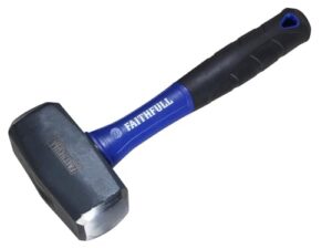 Fiberglas-Clubhammer mit 4 Pfund Gewicht für Heimwerkerarbeiten, angenehm zu halten und leicht in der Hand
