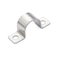 U-Rohrschelle aus Edelstahl AISI 304 (V2A) für die Befestigung von Rohren und Leitungen, Ø 20 mm