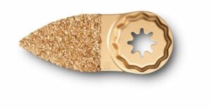 Hochwertige Fein Hartmetall Raspel Fingerform für den Grobschliff von Spachtelmasse, Fliesenkleber, Beton und Stein. Ideal für enge und tief liegende Stellen.