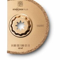 Fein Hartmetall Sägeblatt 75 mm Starlock zum Austrennen von Fliesenfugen, Fräsen in Putz und Gasbeton mit Schnittbreite 2.2 mm