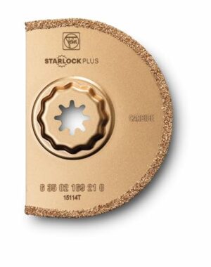 Fein Hartmetall Sägeblatt 75 mm Starlock zum Austrennen von Fliesenfugen, Fräsen in Putz und Gasbeton mit Schnittbreite 2.2 mm
