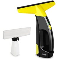Fensterstaubsauger mit wiederaufladbarem Fenstersauger, 200-ml-Wassertank und kabellose Fensterwaschanlage für saubere Fensterscheiben
