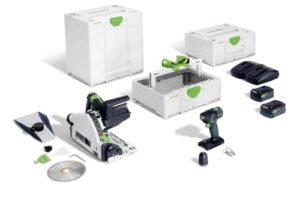 Festool Akku-Combo-Satz Universal Tauchsäge TSC 55 K I und Akku-Bohrschrauber TXS 18 I in Systainer Toolbox TB M 137