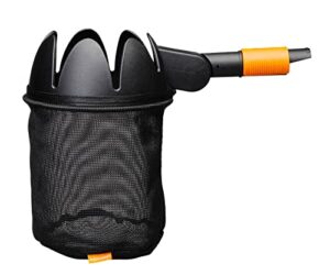 Fiskars Obstpflücker für Fiskars QuikFit Stiele, Werkzeugkopf, Länge: 32 cm, Glasfaserverstärkter Kunststoff/Baumwolle, Schwarz/Orange, QuikFit