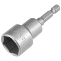 Hochwertiger 17mm Magnetischer Steckschraubeneinsatz aus Chrom-Vanadium-Stahl für Bohrmaschine, Nuss-Schraubendreher und Schlag-Stecknuss-Adapter