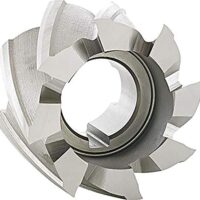 Walzenstirnfräser für das Fräsen von Profilen mit Längs- und Quernut, 63 mm Durchmesser und 40 mm Breite