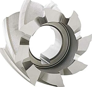 Walzenstirnfräser für das Fräsen von Profilen mit Längs- und Quernut, 63 mm Durchmesser und 40 mm Breite