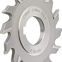 HSS-Co5-Scheibenfräser mit kreuzverzahnter Oberfläche, ideal zum Nutenfräsen, DIN 885-A Ausführung