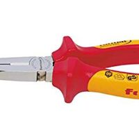 Format Storchschnabelzange VDE gebogen 200mm - hochwertige Werkzeugstahl, verchromt und mit Isolator ausgestattet