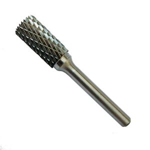 Frässtift Wolframcarabid Hartmetallfräser für professionelle Ergebnisse, 6 mm Zylinder, geeignet für Edelstahl, Stahl und Kunststoffe.