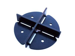 Fugenkreuze mit Fugenabstand 2mm, 3mm und 5mm für Gartenterrassen und Terrassenfliesen. Profilierter Tellerdurchmesser von 60mm. Ideal für Gartendesigner und -bauer.