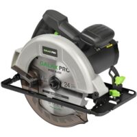 Leistungsstarke Kreissäge mit 1400 Watt und 6000 U/min, ideal für Heimwerker zur Bearbeitung von Holz, PVC und weichem Metall