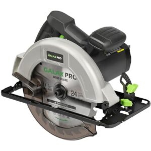 Leistungsstarke Kreissäge mit 1400 Watt und 6000 U/min, ideal für Heimwerker zur Bearbeitung von Holz, PVC und weichem Metall