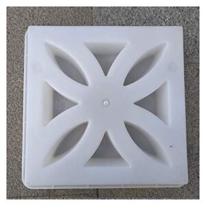 Hochwertige Betonform für Außenbereich, klassische Einfachheit und Blumen-Form-Design-Textur, ideal für Gartenweg oder DIY-Projekte