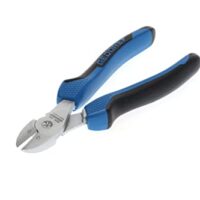 GEDORE Kraft-Seitenschneider für harten Draht/Pianodraht bis 2 mm, 2-K-Griff, gehärtet, Länge 160 mm