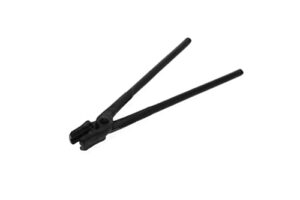 Hochwertige Schmiedezange mit Wolfsmaul für Metallbearbeitung, Werkstücke bis 6 mm, aufgelegtes Gelenk und Stahlbauweise.