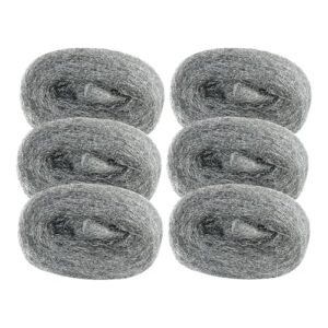 Mauseabwehr-Set mit 6 Stücken Stahlwolle, 24m Wirksam gegen Mäuse und Löcher in Wänden, ideal für Haus, Garage und Garten, auch zum Reinigen und Polieren geeignet