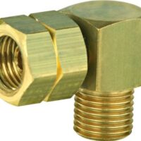 GOK Verbindungswinkel 1/4 inch, Werkzeug zum Verbinden von Reglern, Schläuchen und Armaturen
