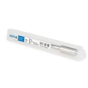 Gewindebohrer-Verlängerung 110mm, Vierkantschaft 4,9mm, M4,5-M8, Gewindeschneider Zubehör, zur Verlängerung von Gewindebohrern und Werkzeugen