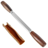 Zugmesser mit Klingenlänge 146mm, Ziehklingenstahl und Holzschnitzwerkzeug für das Formen und Schnitzen von Holz
