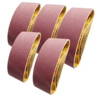 Schleifband-Kits mit verschiedenen Körnungen für Bandschleifer, ideal zum Schleifen und Polieren von Metall- und Holzoberflächen
