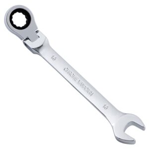 Flexibler Ringschlüssel und Maulschlüssel mit Chrom-Vanadium-Stahl-Oberfläche, abriebfest und rostfrei, geeignet für Auto-Reparatur, Motorrad-Reparatur, Fahrrad-Reparatur und Maschinen-Reparatur