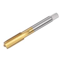 Gewindebohrer mit Titanbeschichtung, M10 x 1mm, Rohrgewindeschneider, M35 HSS, Einschnittgewindebohrer, Linksgewinde, für Elektrisch Bohrer und Fräser in der Industrie