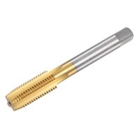 Hochwertiger Gewindebohrer für industrielle Anwendungen mit Titan-Beschichtung und M35 Cobalt Schnellarbeitsstahl. Geeignet für Bohr- und Gewindeschneidmaschinen, CNC- und Fräsmaschinen.