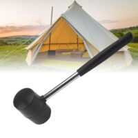 Gummihammer, 300g Campinghammer für Zelt- und Outdoor-Zubehör, Schonhammer für Handwerk und Heimwerken, perfektes Werkzeug für Camping und Heimwerken