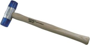 HAZET Kunststoff-Schonhammer 1951-27 I, Hammer-Kopf mm 27 mm, schlagfestes Cellulose-Acetat, nahezu rückschlagfrei, robuster Stil aus Esche für sichere Projektbearbeitung