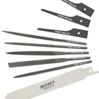 Professionelle HAZET Stichsäge 9034P-2 inklusive 3 Sägeblättern, Reziprok-Sägeblatt und Feilen