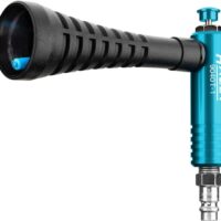 Turbo Druckluftpistole mit Verwirbelungsdüse für schnelles Entfernen von Staub und Spänen, ergonomischer Handgriff, 6 Bar Betriebsdruck