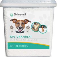 Taugranulat für Hunde und Katzenpfoten, streusalzfrei und pfotenschonend, Auftaumittel gegen Eis und Schnee, langfristiger Schutz bis zu 3 Tagen