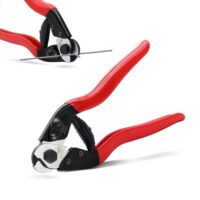 Hochwertiger Drahtschneider für anspruchsvolle Aufgaben, Edelstahl-Kabelschneider mit präzisionsgeschliffenen Scherklingen und ergonomischem Griff für Zäune, Drahtversiegelungen und DIY-Projekte
